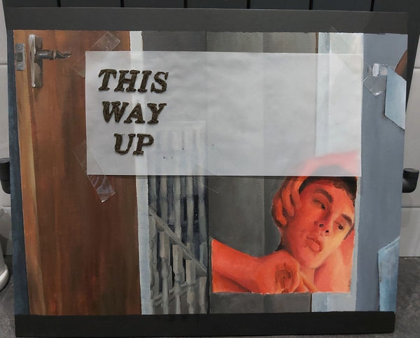 Charlie Currid, aged 17. Inspired by Rene Magritte.