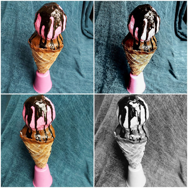 Naushin Sarker aged 14. Inspired by Andy Warhol.