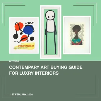 Contemporary Art Buying Guide for Luxury Interiors