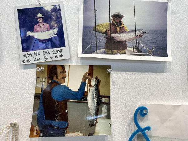 William Wiley's fish photos at Fort Phooey at di Rosa Center for Contemporary art in Napa