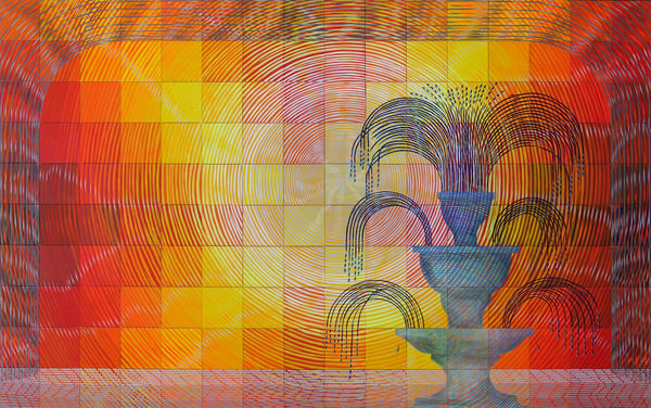 Andrew Schoultz, "Fountain," 2019