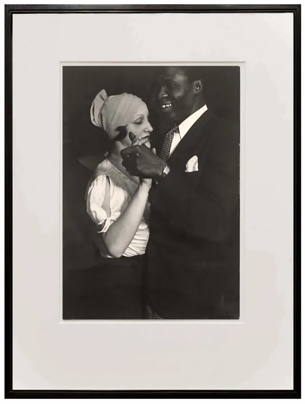 framed photograph of a couple dancing at a ball from Paris de Nuit by Brassai