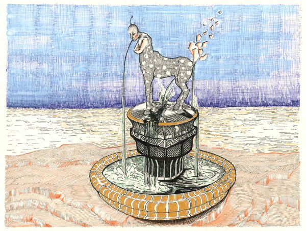 A Fountain by the Sea by Peter Depelchin III, 2018