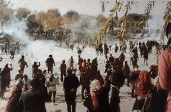 Tear Gas 28 by Dirk Eelen, 2022