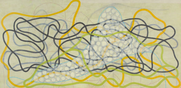 Alejandro Corujeira, La muralla, 2006, 53 1/8 x 110 1/4 in, 135 x 280 cm