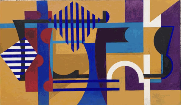 Emilio Rodr&iacute;guez-Larra&iacute;n, Untitled, circa 1956, 73.5 x 125 cm, Private Collection, Italy