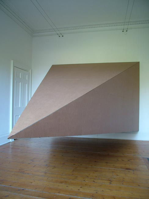 Whatever was in your head 2001/2006 cardboard projection installation