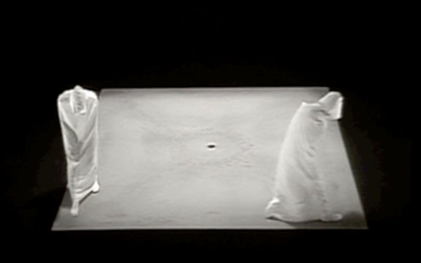 Still from 'Quad II' by Samuel Beckett (1981)