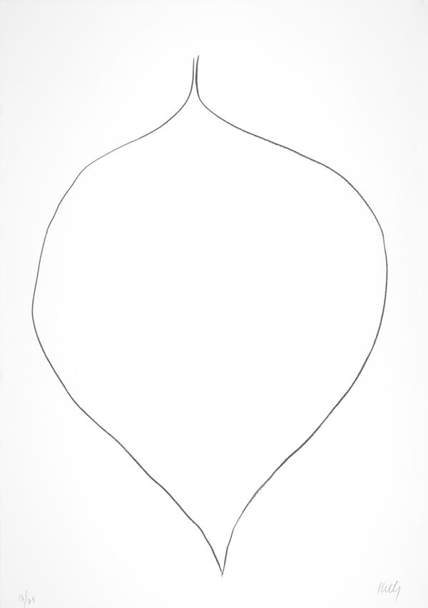 Catalpa Leaf (Feuille) 1965-66 Lithograph on Rives BFK paper | Edition of 75 89.9 x 62.5 cm paper size