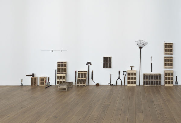 Installation view, Roger Ackling, Ingleby, Edinburgh, 3 February - 21 April 2012.