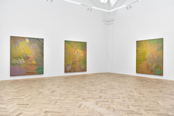 Installation view of Hayley Barker’s solo exhibition, The Ringing Stone, 2024, Ingleby, Edinburgh.