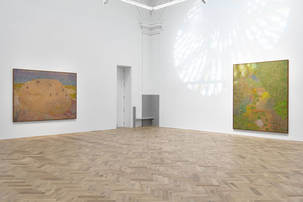 Installation view of Hayley Barker’s solo exhibition, The Ringing Stone, 2024, Ingleby, Edinburgh.