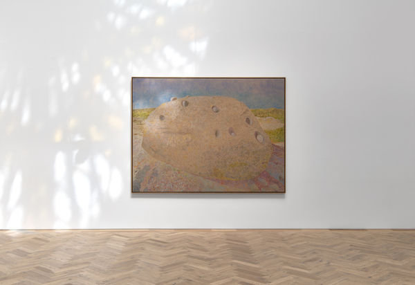 Installation view of Hayley Barker’s solo exhibition, The Ringing Stone, 2024, Ingleby, Edinburgh.