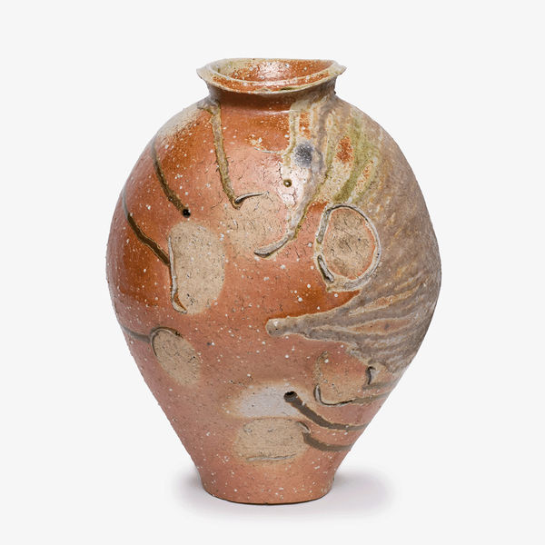 Kai Tsujimura - Large Yakishime Jar 焼〆大壺, 2025