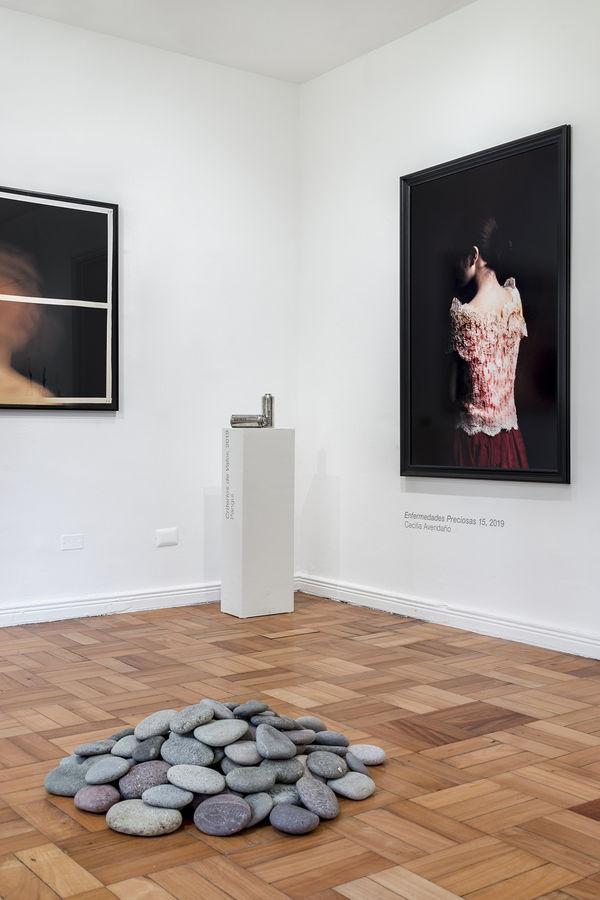 Installation view of El Mundo Al Instante N°1 at Isabel Croxatto Galería, January 2020. Credit: Sebastián González, courtesy of Isabel Croxatto Galería.