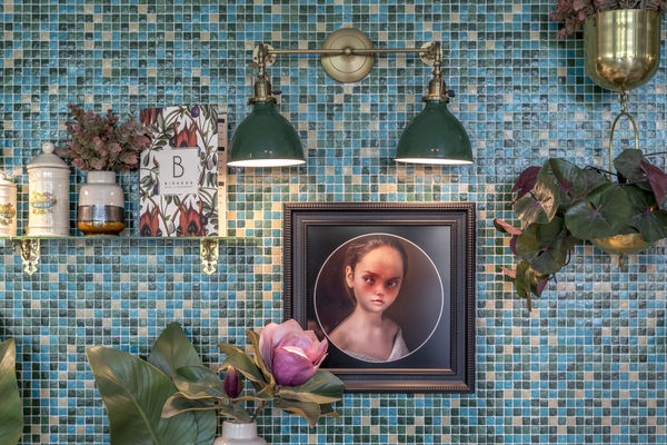 Installation view of the group show Fest&iacute;n de Arte #20, presented by Isabel Croxatto Galer&iacute;a at Hotel Bidasoa in Santiago, Chile. November 2018. Photo: Sebasti&aacute;n Gonz&aacute;lez.