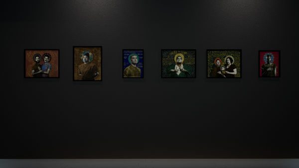 Virtual installation view of CUIR | Curated by Chiachio & Giannone.