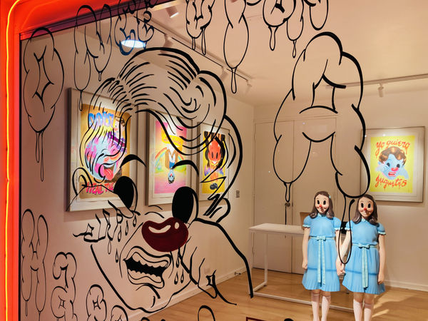 Installation view of Once Upon A Happy Land, solo exhibition by Víctor Castillo. Isabel Croxatto Galería | LOCAL 2. Santiago, Chile. May - June 2022. Photo: Nicolás de Sarmiento.