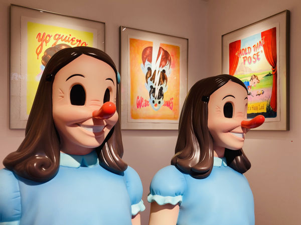 Installation view of Once Upon A Happy Land, solo exhibition by Víctor Castillo. Isabel Croxatto Galería | LOCAL 2. Santiago, Chile. May - June 2022. Photo: Nicolás de Sarmiento.