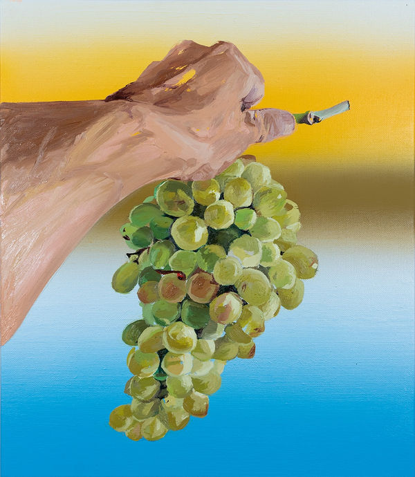 Jaime Velazquez Mi tierra, 2024 Oil and acrylic on linen canvas and aluminium frame 46 x 40 cms