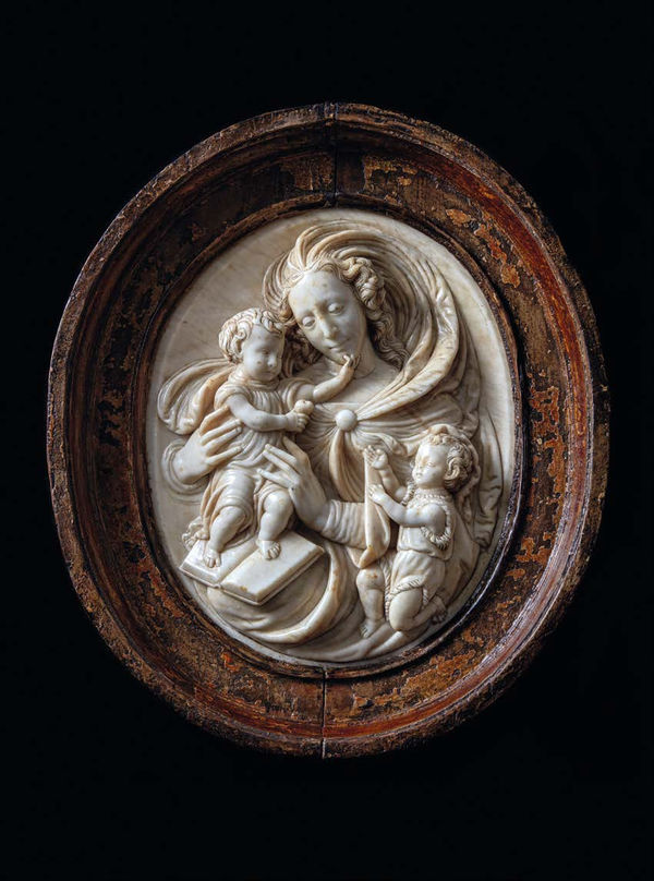 Felipe Bigarny, Madonna and Child and John the Baptist