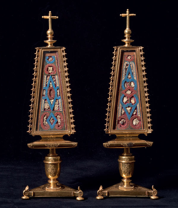 Anonymous from Madrid, Pair of reliquaries, First quarter of the 17th century