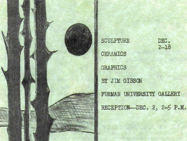 Furman University Gallery Solo Faculty Exhibition