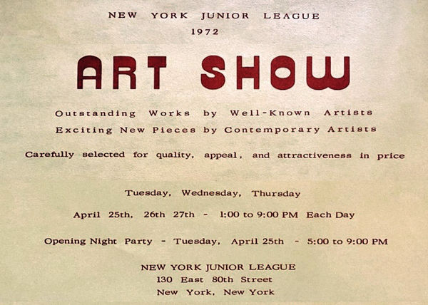 Junior League Art Show Group Show