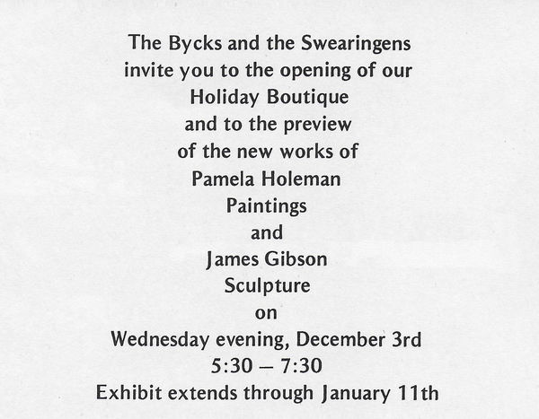 Swearingen-Byck Gallery Joint Exhibit
