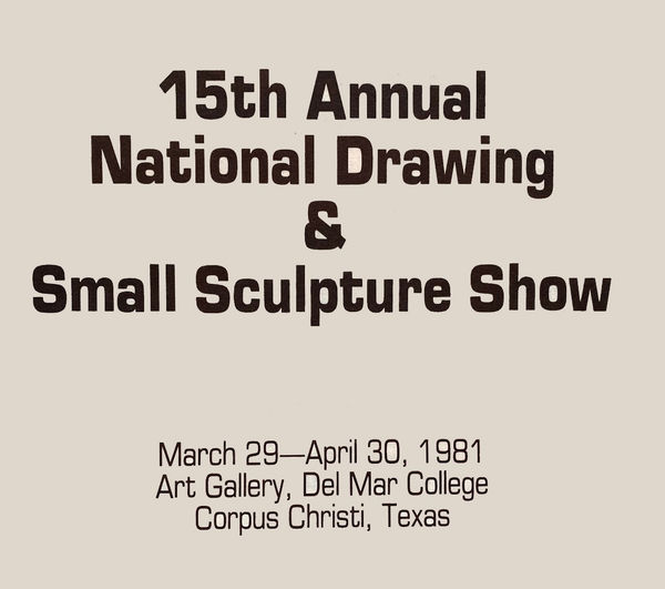 15th National Small Sculpture Juried Exhibition