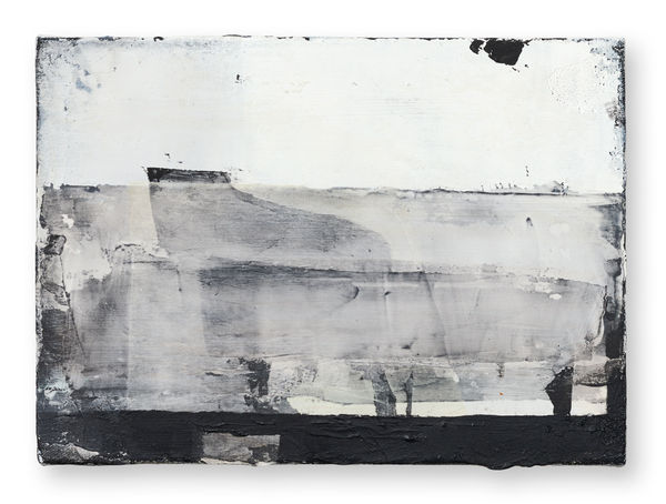 Hideaki Yamanobe #022217 Piano-Phase-grand III, 2019 Acrylic and paper on nettle 28 x 38 x 4 cm