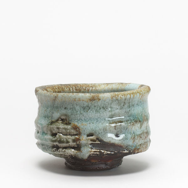 Kurouemon Kumano, #017728 Chawan - Teeschale „Kumotori“ (Ein Ort in der Wakayama Präfektur)