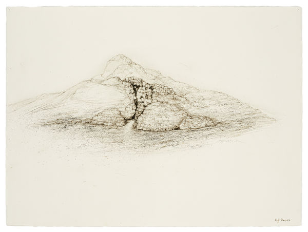 Raffi Kaiser #022903 Landschaft, 2022/23 Tusche auf Papier 55 x 75 cm