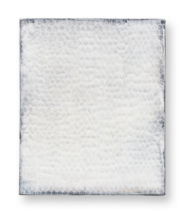 Hideaki Yamanobe #022249 Thousands of Rooms No. 3, 2020 Acrylic and sand on nettle 28 x 24 x 4,5 cm