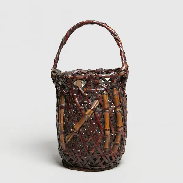 Körbe, #002642 Blumenkorb (Hanakago), Meiji-Zeit (1868-1912)