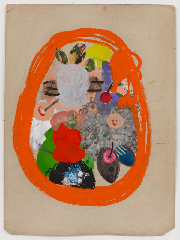 Simone Shubuck Orangenstein, 2015 mixed media on paper 16 x 12 inches
