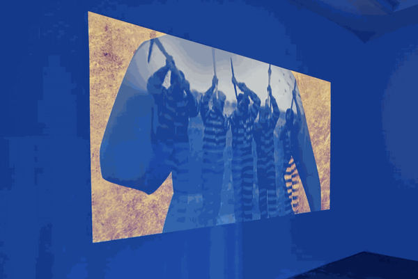 Adrian Burrell: The Saints Step in Kongo Time, 2022, video installation, 18 minutes.