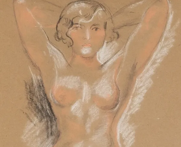 Christopher Wood - Nude in Bloomers, 1926