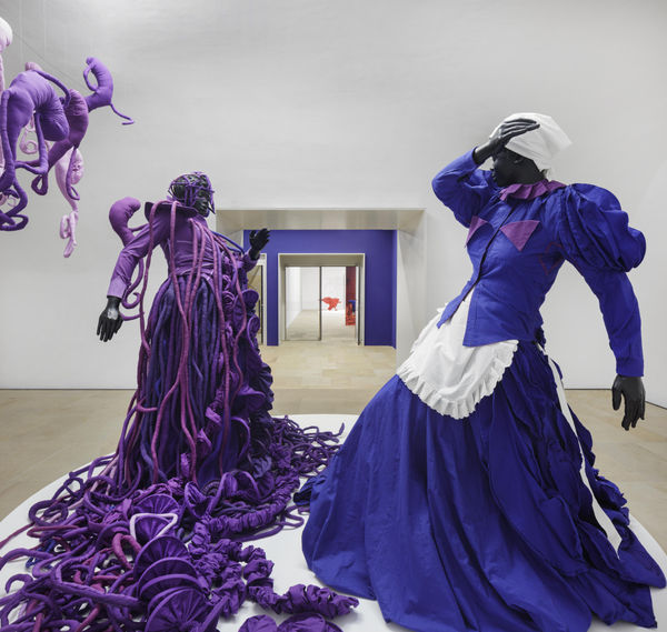 Installation views, Mary Sibande, The Wake, 2022. Courtesy of Kunstpalais Erlangen.