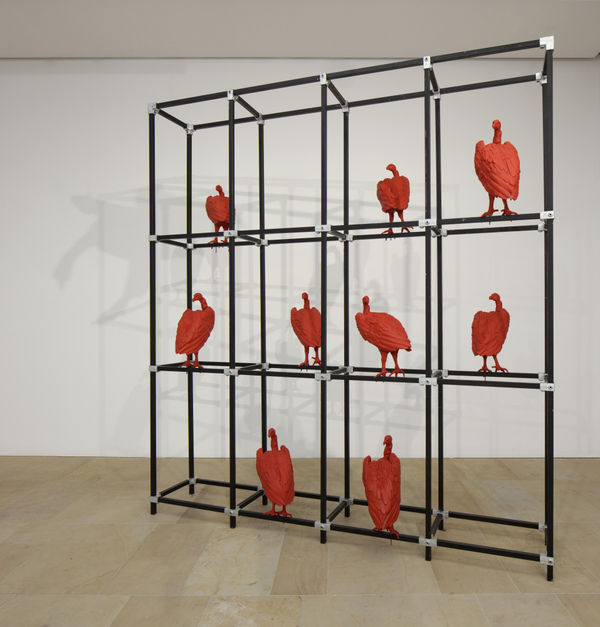 Mary Sibande The Wake Detail The Committee Resin Casting And Steel Mary Sibande Smac Gallery Johannesburg Installation Vie