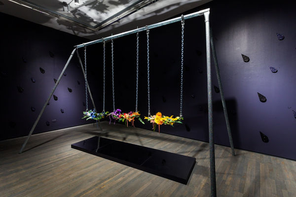 Devan Shimoyama, We Named Her Gladys (installation view), 2019, Kavi Gupta | Washington Blvd.