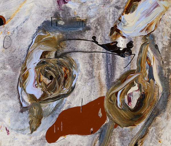 Manuel Mathieu Head, 2021 Acrylic, oil stick, chalk, charcoal, and tape on canvas 24 x 24 x 2 in 61 x 61 x 5.1 cm