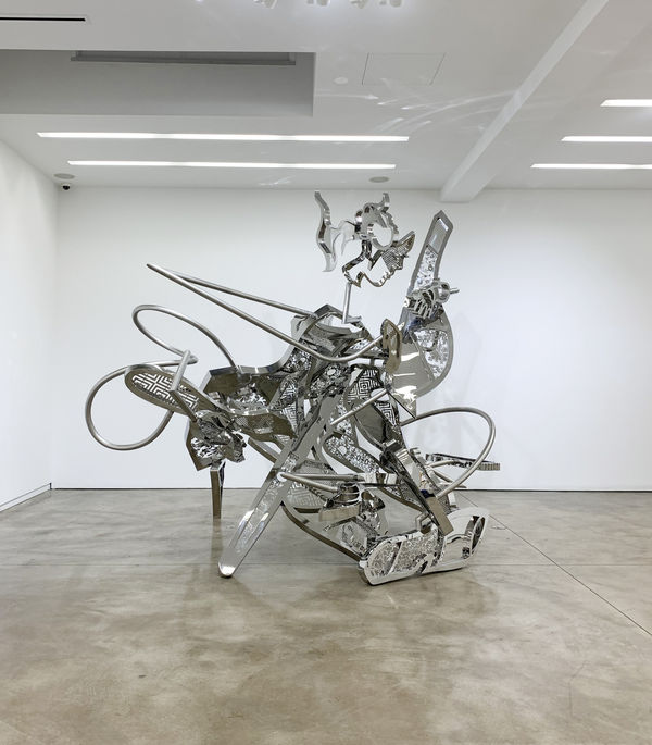 Tomokazu Matsuyama Dancer, 2021 Stainless steel 132 x 156 x 156 in 335.3 x 396.2 x 396.2 cm Edition of 3 + 1 AP