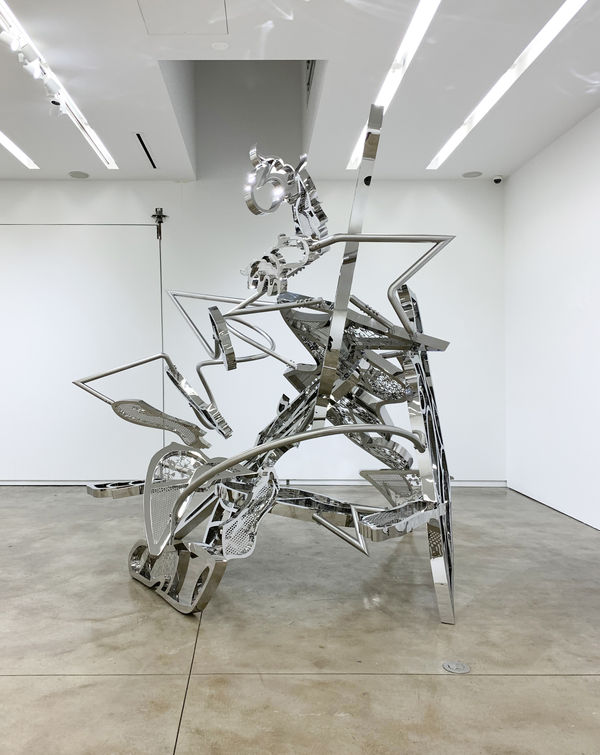 Tomokazu Matsuyama Dancer, 2021 Stainless steel 132 x 156 x 156 in 335.3 x 396.2 x 396.2 cm Edition of 3 + 1 AP
