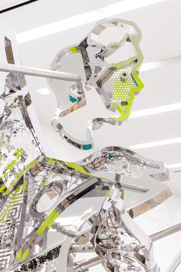 Tomokazu Matsuyama Runner, 2021 Stainless steel 96 x 36 x 36 in 243.8 x 91.4 x 91.4 cm Editions of 3 + 1 AP