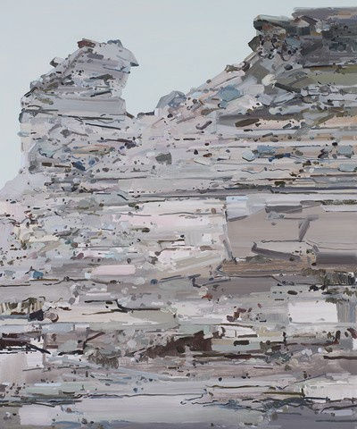 Rock Wall 2015 oil on canvas 72″ x 60″ Image courtesy of Kapti Gupta Gallery, Chicago