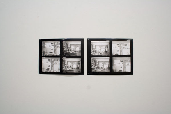 GERARD BYRNE, 14 CONTACT SHEETS TESTING CAMERAS, FILM, DEVELOPMENT TIME, ECT, 2013