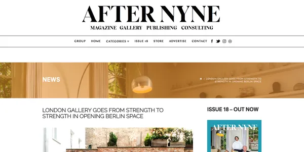 London Gallery Goes From Strength to Strength in Opening Berlin Space