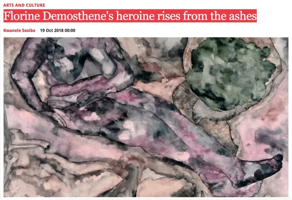 Florine Demosthene's heroine rises from the ashes