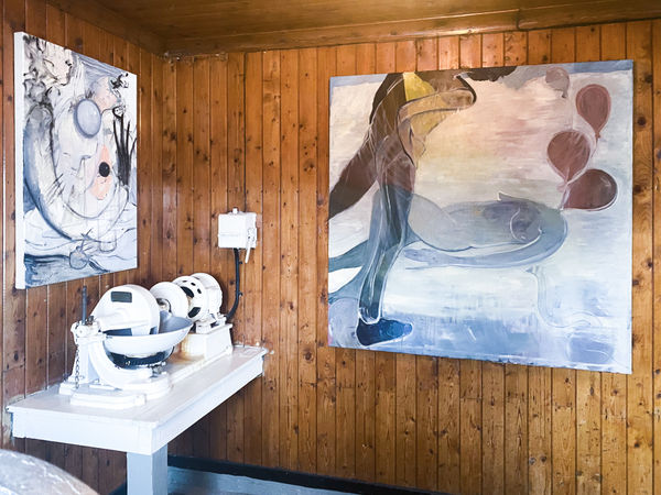 Lee Simmonds and Rebecca Brodskis 'Tête à Tête' gallery tour